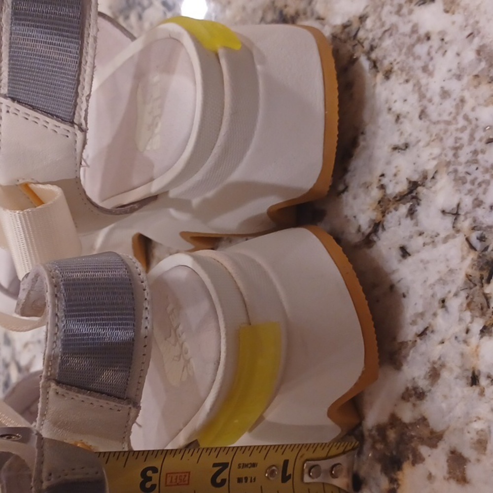 Sorel Women's Kinetic Chunky Sandals White NEW WOMEN'S Size 10 - Picture 10 of 15